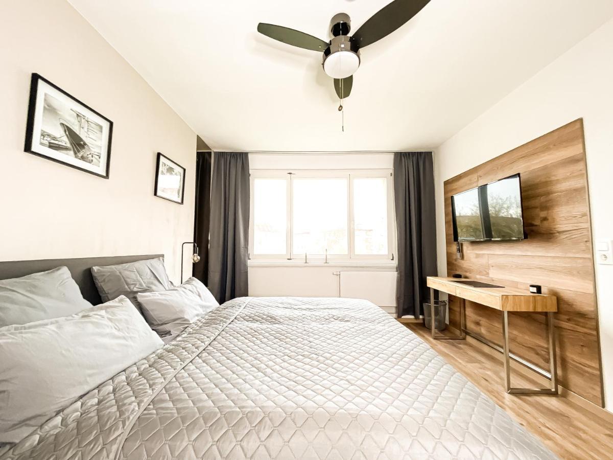 Modernes, Mediales Apartment, Naehe Der Neuen Leipziger Messe, Bis Vier Personen المظهر الخارجي الصورة